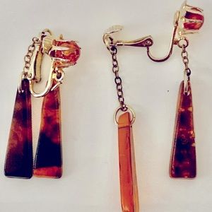 Retro clip on earrings